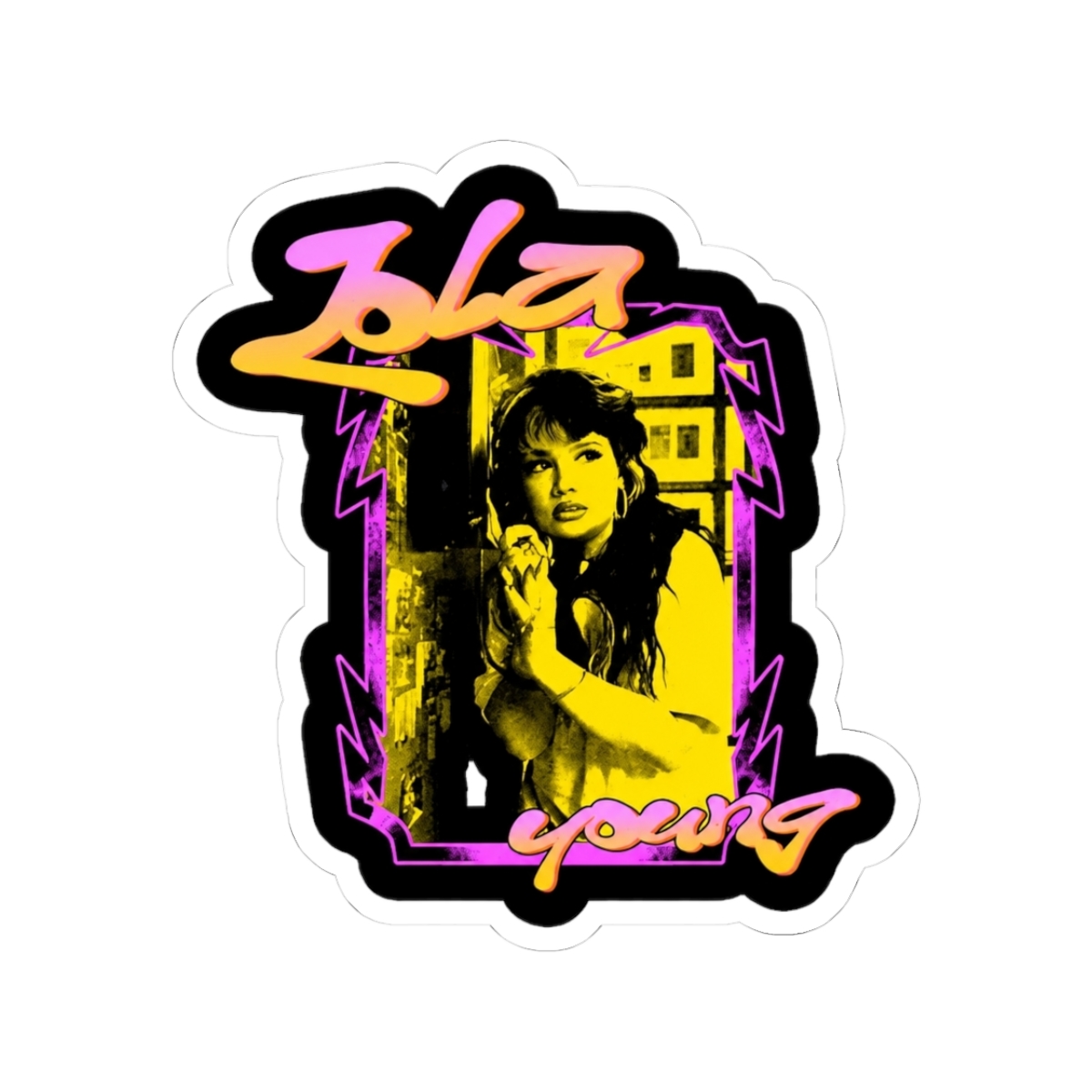 Vintage Threshold Singer - Lola Young Sticker
