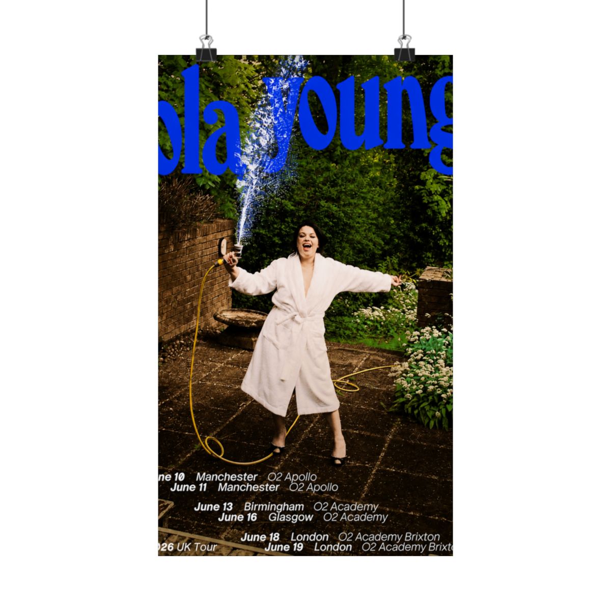 Lola Young 2026 UK Tour Poster - Official Posters & Wall Art merchandise