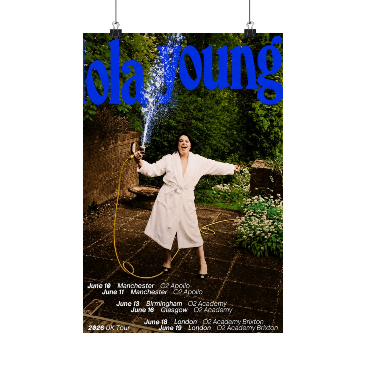 Lola Young 2026 UK Tour Poster - alternate angle 5, merchandise