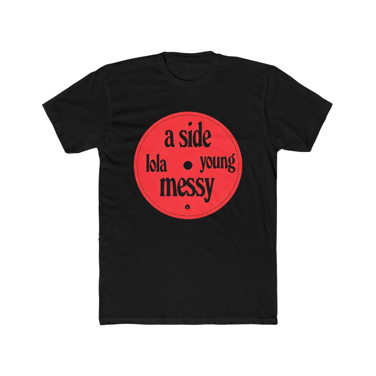Messy 7 LP Vintage Music T Shirt | Retro Record Fan Tee | Lola Young - alternate angle 4, merchandise