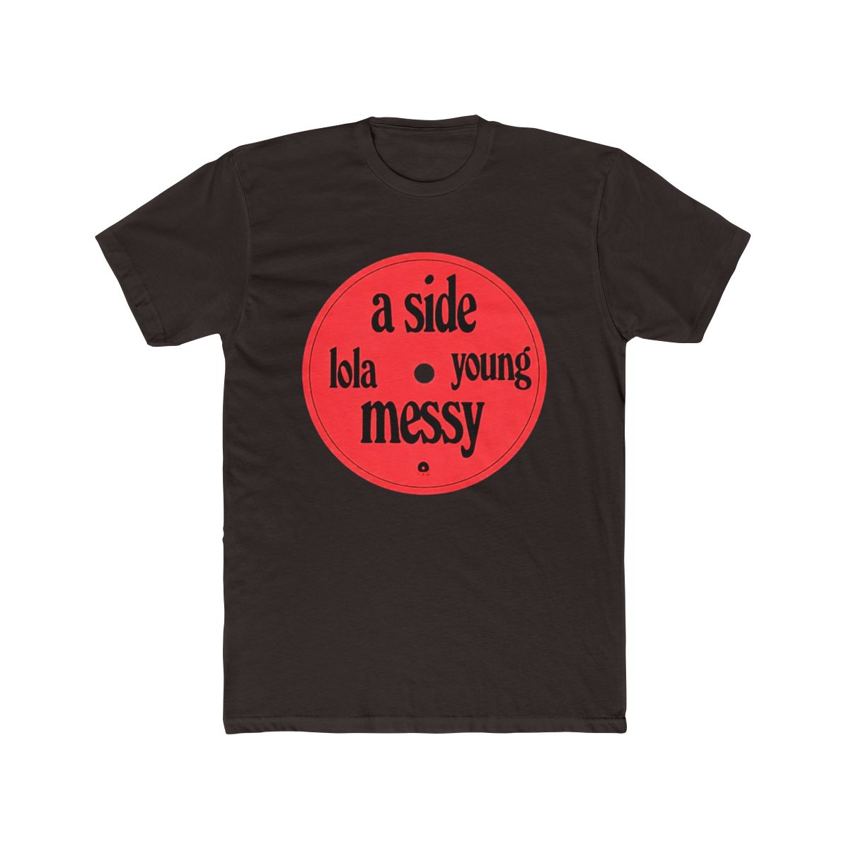 Messy 7 LP Vintage Music T Shirt | Retro Record Fan Tee | Lola Young - alternate angle 3, merchandise