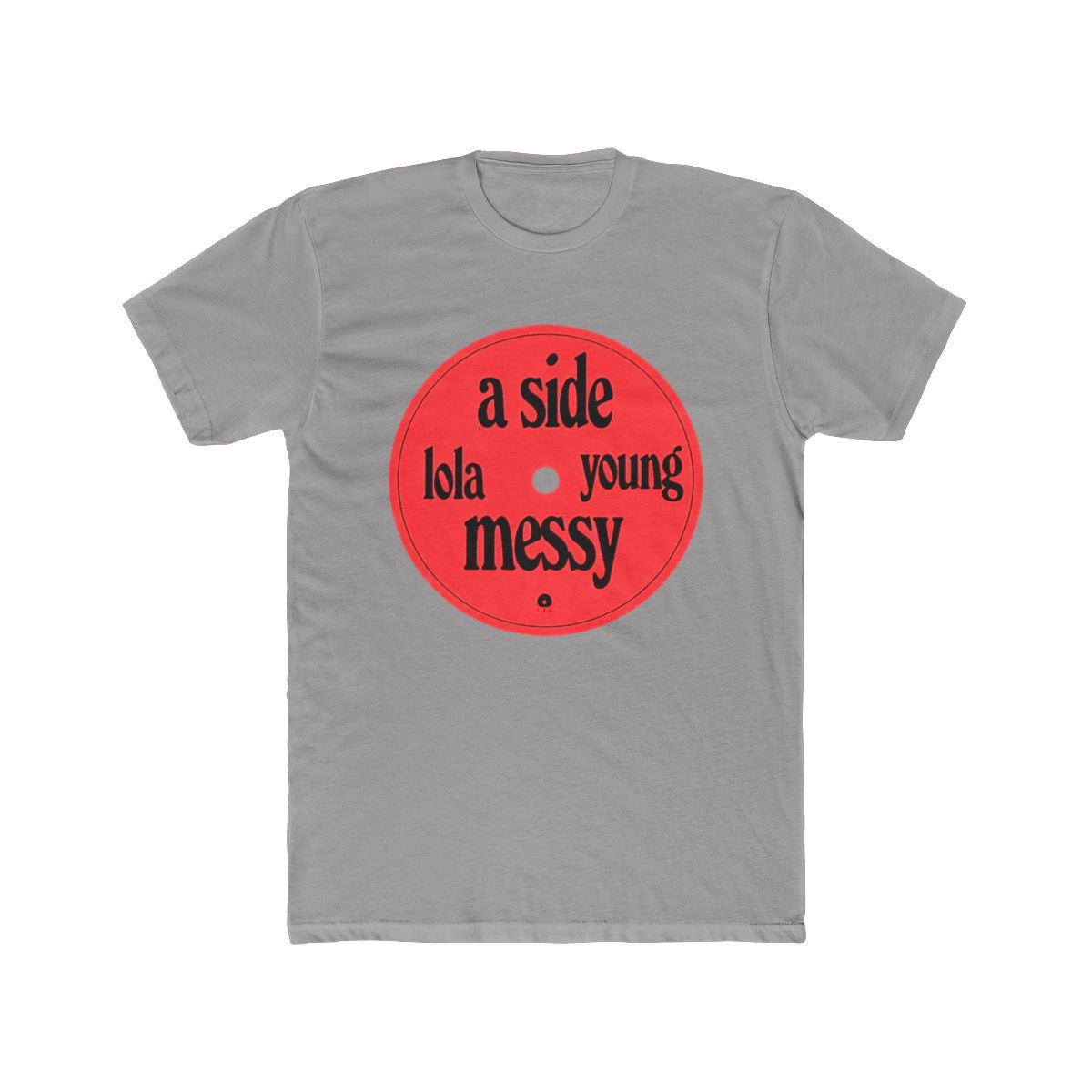 Messy 7 LP Vintage Music T Shirt | Retro Record Fan Tee | Lola Young - alternate angle 2, merchandise
