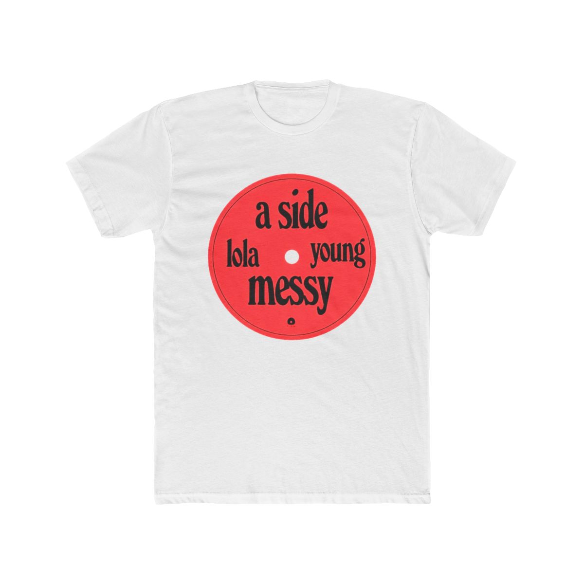 Messy 7 LP Vintage Music T Shirt | Retro Record Fan Tee | Lola Young - Official T-Shirts merchandise